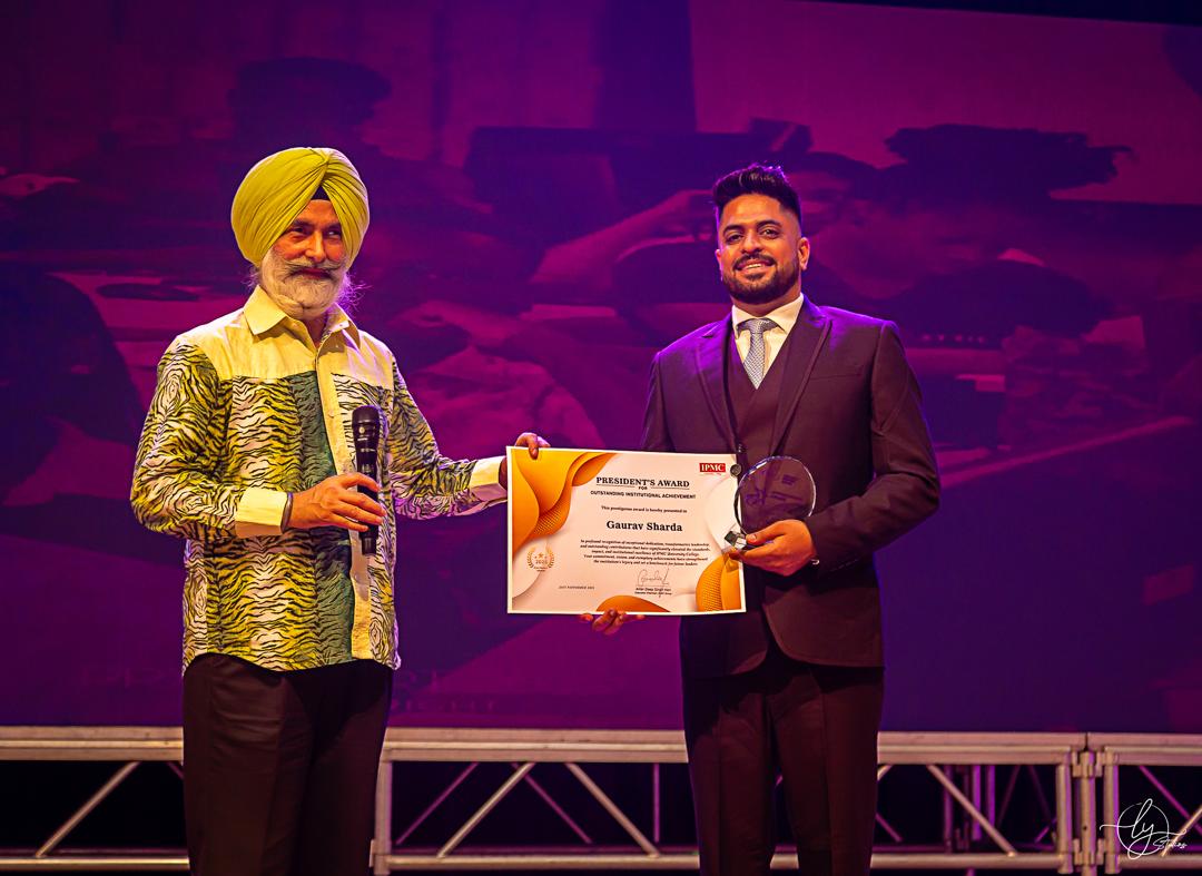 Presentation of the President's Award for Outstanding Institutional Achievement